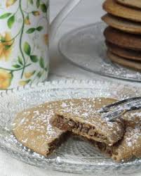 Pancakes Au Chocolat Aux Raisins Secs Et A La Farine De Sarrasin Sans Gluten Et Sans Lactose Raisins Secs Pancake Chocolat Farine De Noix De Coco