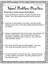 Free Word Problem Practice This Is A Free Worksheet For You To Use With Your Students When Teaching Problem Addition Words Math Words Subtraction Word Problems