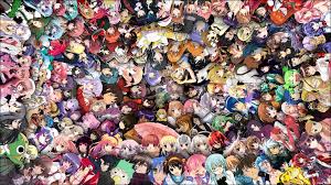 2048x1152 Hd Wallpaper Background Id 430276 2048x1152 Anime Crossover Papel De Parede Youtube Fanarts Anime Anime