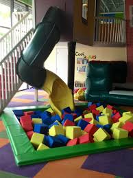 Loving The Improvements At Cool Beans Play Cafe We Are Slowly Working On Our New Yellow Slide Kid Room Decor Ball Pit Kids Cafe