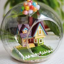 Easily made from floral foam and moss, they can be hung from sign brackets, lamp posts, or the front edge of a front porch or arbor. Up The Movie Inspired Voice Control Diy Miniature House Model Glass Globe Ornament With Led Lights Christmas Gift Idea Wackydot