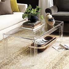 Felicity Acrylic Coffee Table Ballard Designs In 2021 Living Room Coffee Table Acrylic Coffee Table Coffee Table