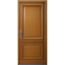 Porte D Entree Bois Cherverny 4 Poussant Gauche H 215 X L 90 Cm Modern Wooden Doors Doors Best Front Doors