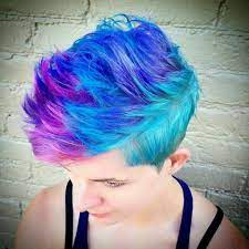 40 Brilliant Colorful Hair Ideas Trendiest Designs For Your Locks Hair Styles Vivid Hair Color Short Hair Color
