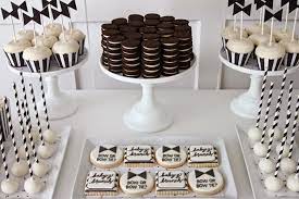 Black And White Bow And Bow Tie Baby Shower Bloom Designs Bow Tie Baby Shower Baby Bowtie Baby Shower