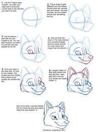 How to Draw Canines: Head by JustAutumn on DeviantArt