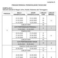 Pasti ramai ibu bapa dan pelajar yang ingin tahun tarikh cuti sekolah tahun 2020. Pindaan Takwim Kalendar Persekolahan Tahun 2020