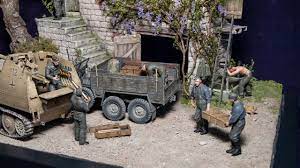 Here are hours and hours of film from a german archive that is searchable and offers endless ideas and (moving) images of daily and operational life on the german side of ww2. 1 35 Ww2 Diorama Full Build With Realistic Scenery Somewhere In Italy Youtube