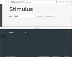Integrating Stimulus With Ruby On Rails Getting Started Issue 59 Hotwired Stimulus Github