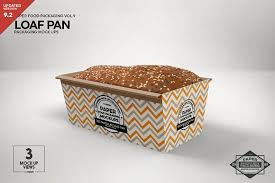 Loaf Cake Mold Packaging Mockup Food Box Packaging Cupcake In A Cup Food Mockup