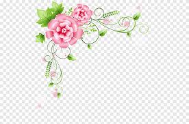 Déjate inspirar por estas ideas para decorar en casa a. Marco Rosa Decorado Con Flores Flor Decorativa Borde Decorativo Png Pngegg