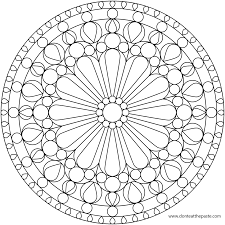 Don T Eat The Paste Mandala Coloring Pages Geometric Coloring Pages Mandala Coloring
