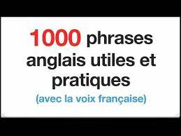 1000 Phrases En Anglais Les Plus Courantes Youtube Phrases En Anglais Apprendre L Anglais Comment Apprendre L Anglais