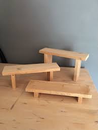 Rustic Wooden 3 Step Display Stand Retail Display Solid Pine 30cm Wide Ebay Craft Booth Displays Craft Stall Display Craft Fair Booth Display