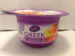 Crazy Food Dude Review Dannon Light Fit Peach Greek Yogurt