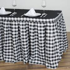 Black And White Table Skirting Pin On Wedding Ideas