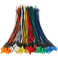 37% off 12v led light strip 5m/10m/15m 16.4ft/32.8ft/49.2ft 5050 rgb led tape lights rgb rope lights 16 milions colors flexible changing led strip lights with remote for tv bedroom party home lighting kitchen bar. Buy Edgelec 120pcs 12v Led Lights Emitting Diodes Pre Wired 7 9 Inch Dc 12 Volt 5mm Led 6 Colors X 20pcs Assorted Kit Diffused Colored Lens White Red Yellow Green Blue Orange