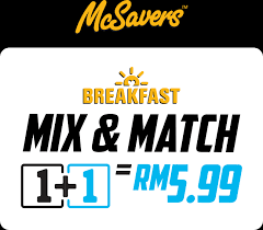 The mcdonald's breakfast menu includes all your favorite breakfast items! Mcsavers Mix Match Mcdonald S Malaysia