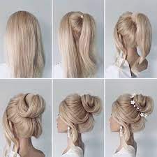 Northern Ireland Event Hair On Instagram Here S A Step By Step For One Way I Create My High Bun Styles Is T Hair Tutorial Long Hair Styles Wedding Hair Down