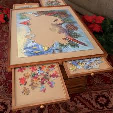 Bits And Pieces Puzzle Table Designer Jumbo Puzzle Plateau Bits And Pieces Jigsaw Puzzle Table Puzzle Table Jumbo Puzzles