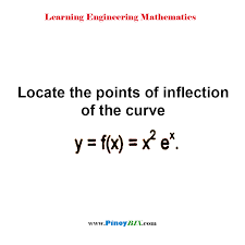 Take a number from each interval, plug it into f , and see if you find a positive or a negative value Solution Locate The Points Of Inflection Of The Curve Y F X X 2 E X