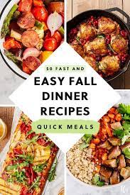 95 Fall Dinner Ideas Starring Easy Seasonal Recipes Easy Fall Dinner Recipes Fall Dinner Recipes Easy Fall Dinners