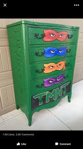 Ninja Turtles Dresser For My Lovie Funky Furniture Turtle Room Boy Dresser