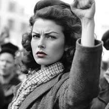 Bold Feminist Retro Poster