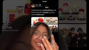 Will mcdonald's meal have a bts photocard? Imagine Buying A Mcdonald Bts Meal That Comes With A Tinytan Toy And A Surprise Photocard Short Youtube