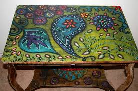 Pin By Peppermint Pattie On Painted Furniture Painted Coffee Tables Boho Furniture Painted Furniture