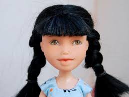Makeunder Bratz Doll Unique Hand Painted Face And Handmade Etsy Bratz Doll Fox Print Beautiful Brown Eyes