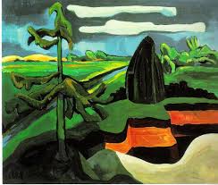 Karl Schmidt Rottluff Pommersche Mondlandschaft Moonlit Landscape In Pomerania 1931 Expressionismus Kunst Ideen Kunstlerbedarf