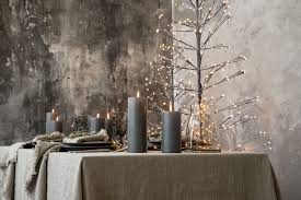 Rustic Christmas Table Decorating Ideas Table Linens Table Decorations White Table Cloth