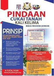 Sebanyak 75,659 semakan telah dibuat sejak 3 januari 2020. Makluman Pindaan Cukai Pejabat Tanah Johor Bahru Facebook