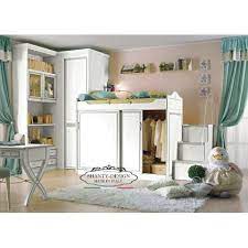 L'aspetto decorativo di questa tipologia di letto è originale, perché la struttura si eleva da terra e quindi si propone aerea, dotata di lunghe gambe e di uno spazio che al suo interno rimane. Cameretta Bambini A Soppalco Con Armadio Ponte Country Roma 9 Camerette Bambini Shabby Chic