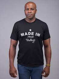 Bol Com 60 Jaar T Shirt Verjaardag Vintage Made In 1960 Kado Cadeau Tip Voor Mannen En