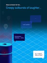 If you say, alexa, ask the listeners, alexa will start saying things like we are always listening and will continue speaking in a disturbing manner with awkward pauses. Tech Talk These Graphics Show The Creepy Things You Didn T Know Alexa And Siri Could Do Digital Information World