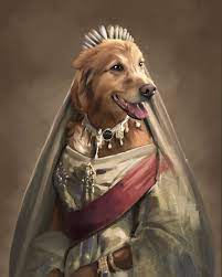 Create your custom royal pet portrait, simply upload your photo & our artists will do the rest. Royal Pet Portraits Popsugar Pets