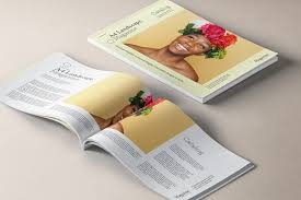 Mockup of a man reading a magazine on a desk. 50 Free Magazine Psd Mockups You Absolutely Need In 2020