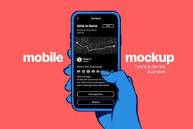 Download Illustrated Hands Phones Mockup Hand Phone Phone Mockup Mockup