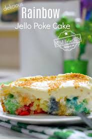 Easy Rainbow Jello Poke Cake Recipe You Can Change Easily Transform With Any Flavor Jello Kid Friendly Things To Do Recipe Poke Cake Poke Cake Jello Poke Cake Recipes Jello
