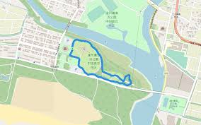Hamamatsu map — satellite images of hamamatsu. Enshu Nada Seaside Park Nakatajima Naka Area Walking And Running Minami Ku Hamamatsu Japan Pacer