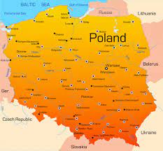 Click the map and drag to move the map around. Cities Map Of Poland Orangesmile Com