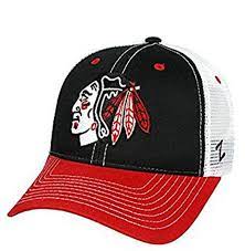 Chicago Blackhawks Staple Trucker Adjustable Hat By Zephyr Blackhawks Hockey Chicago Blackhawks Adjustable Hat Blackhawks