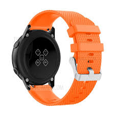 Fabulous fabric band that's adjustable to any wrist. Shop 20mm Sandblasting Buckle Silicone Sport Watch Band For Samsung Galaxy Watch Active Orange From China Tvc Mall Com