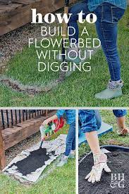 How To Create A New Flowerbed Without Digging In 3 Easy Steps Flower Beds Backyard Garden Landscape No Till Garden