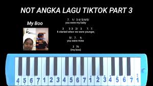 Not angka pianika lagu doraemon ending indonesia buat kalian yang hobi bermain musik piano pianika biola gitar suling keyboard recorder dan alat musik lainya ingin berlatih dan lagi mencari not angka lagu dan not balok pas banget buat kalian yang sudah buka artikel ini. Not Pianika Lagu Tiktok Part 3 Youtube