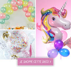 Anniversaires pour les enfants.thème : Decoration Licorne Un Theme D Anniversaire Trop Cute Idees De Fetes