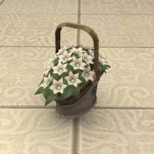 The flower basket has no known use, except for decoration. Basket Of Flowers Ffxiv Housing Tabletop