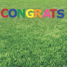 This is also equal to 36 inches or. Multi Color Congrats Yard Signs Oriental Trading